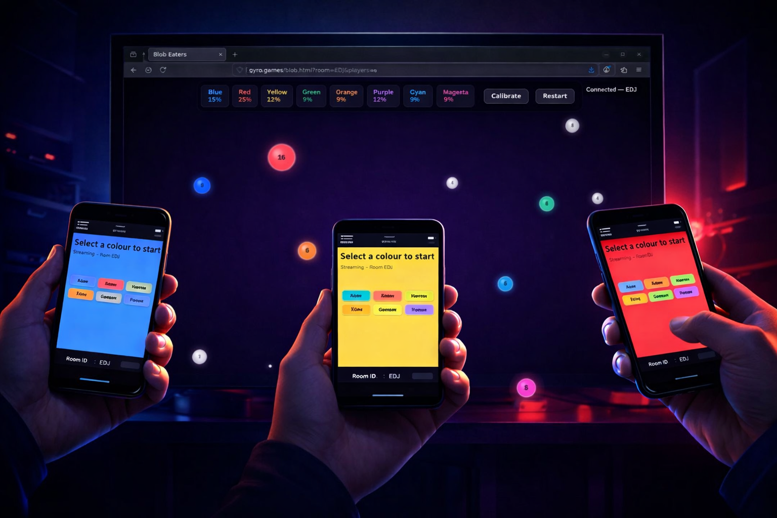 Select a color on your phone